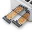 Mostra 4-Slice Toaster – Grey and Gold Image 2 of 4